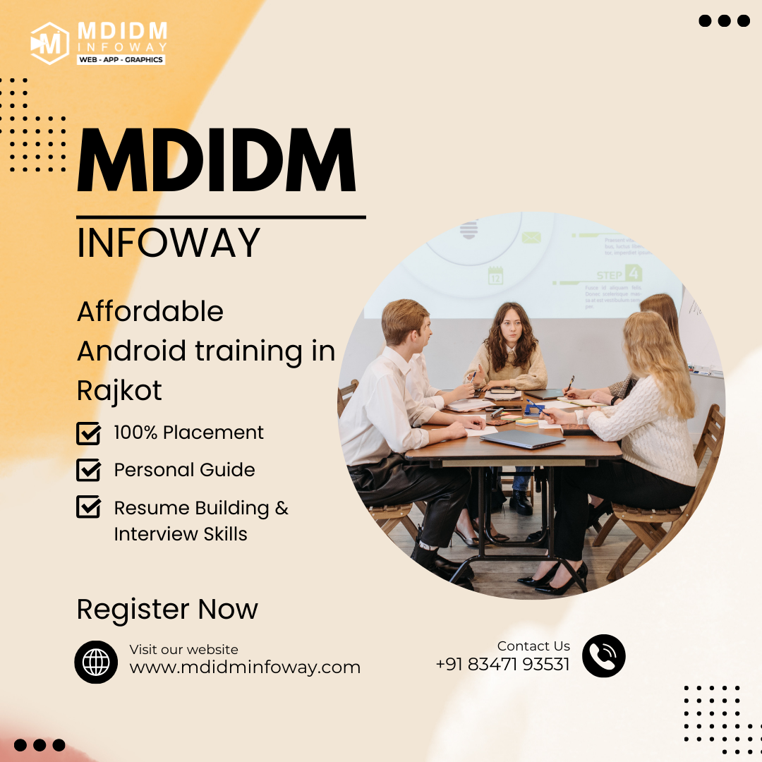 Affordable Android training in Rajkot