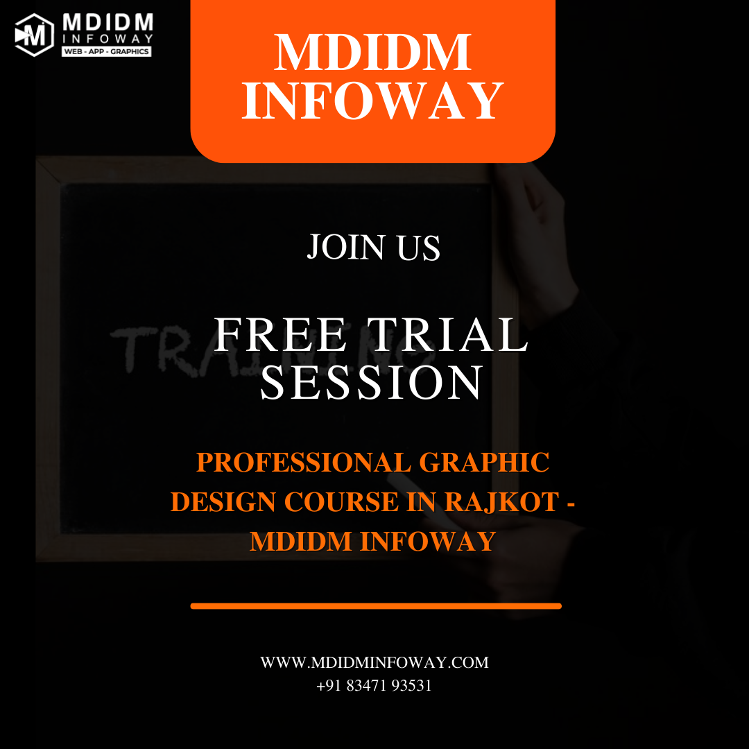 Professional Graphic Design Course in Rajkot MDIDM INFOWAY