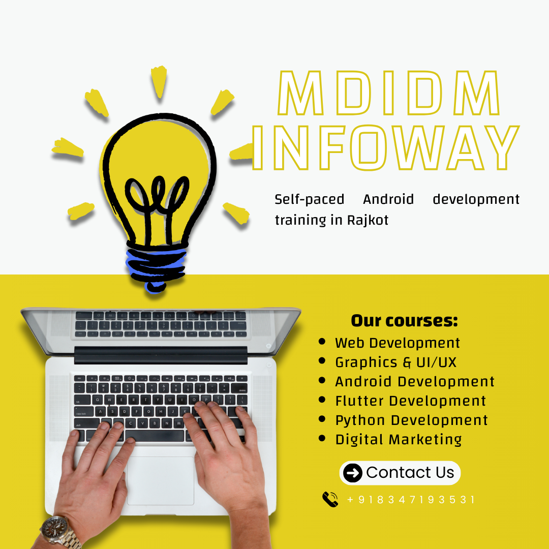 Self paced Android development training in Rajkot