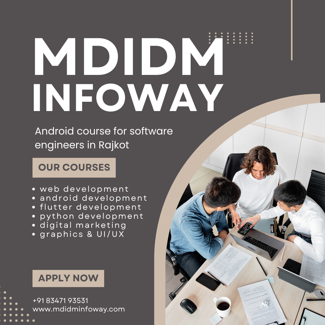 Android course for software engineers in Rajkot