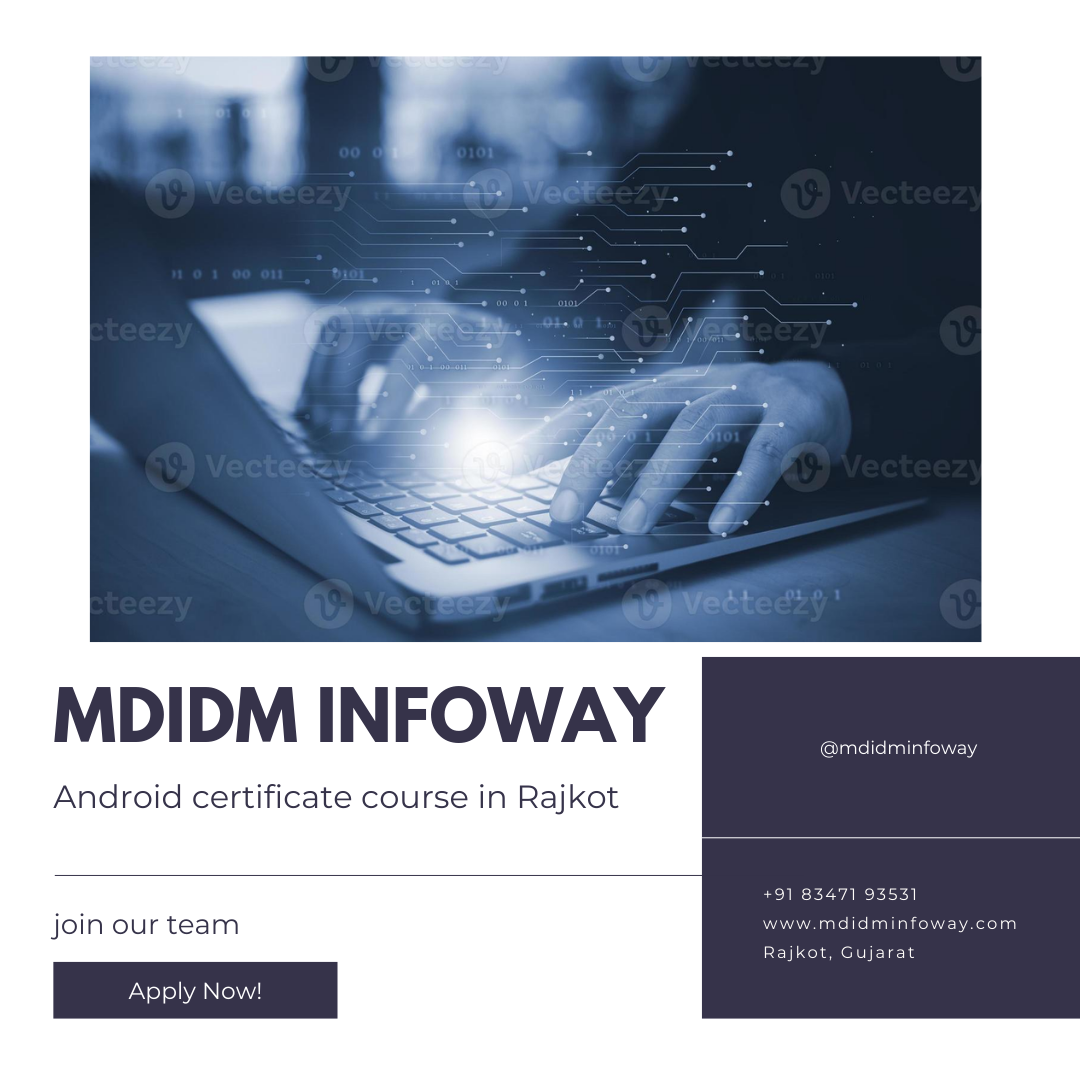  Android certificate course in Rajkot