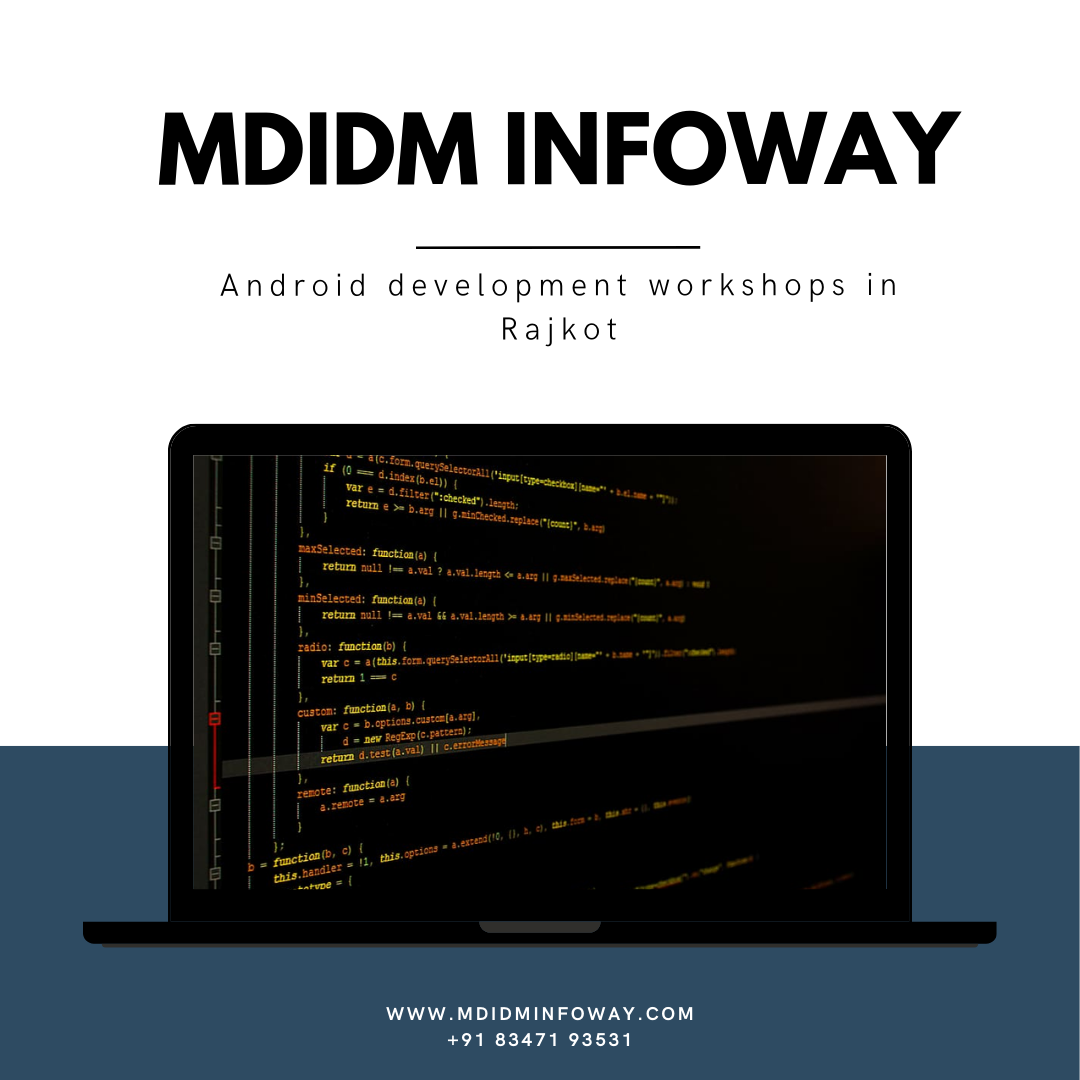 Android development workshops in Rajkot