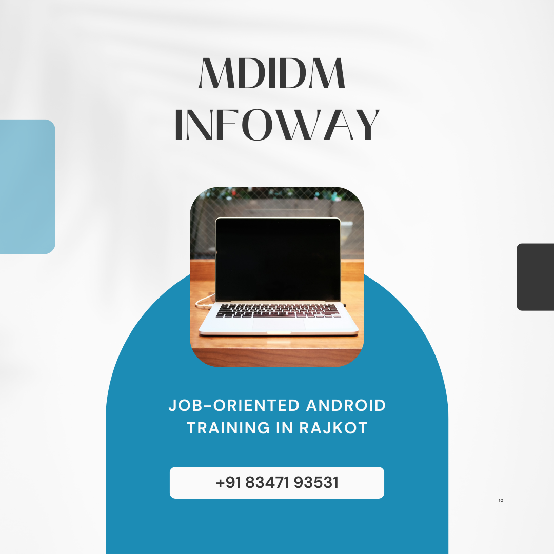 Job oriented Android training in Rajkot