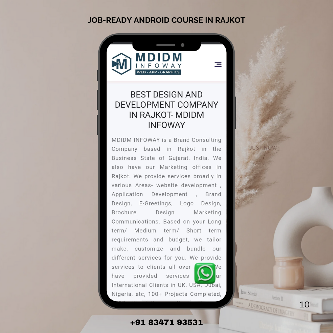 Job ready Android course in Rajkot