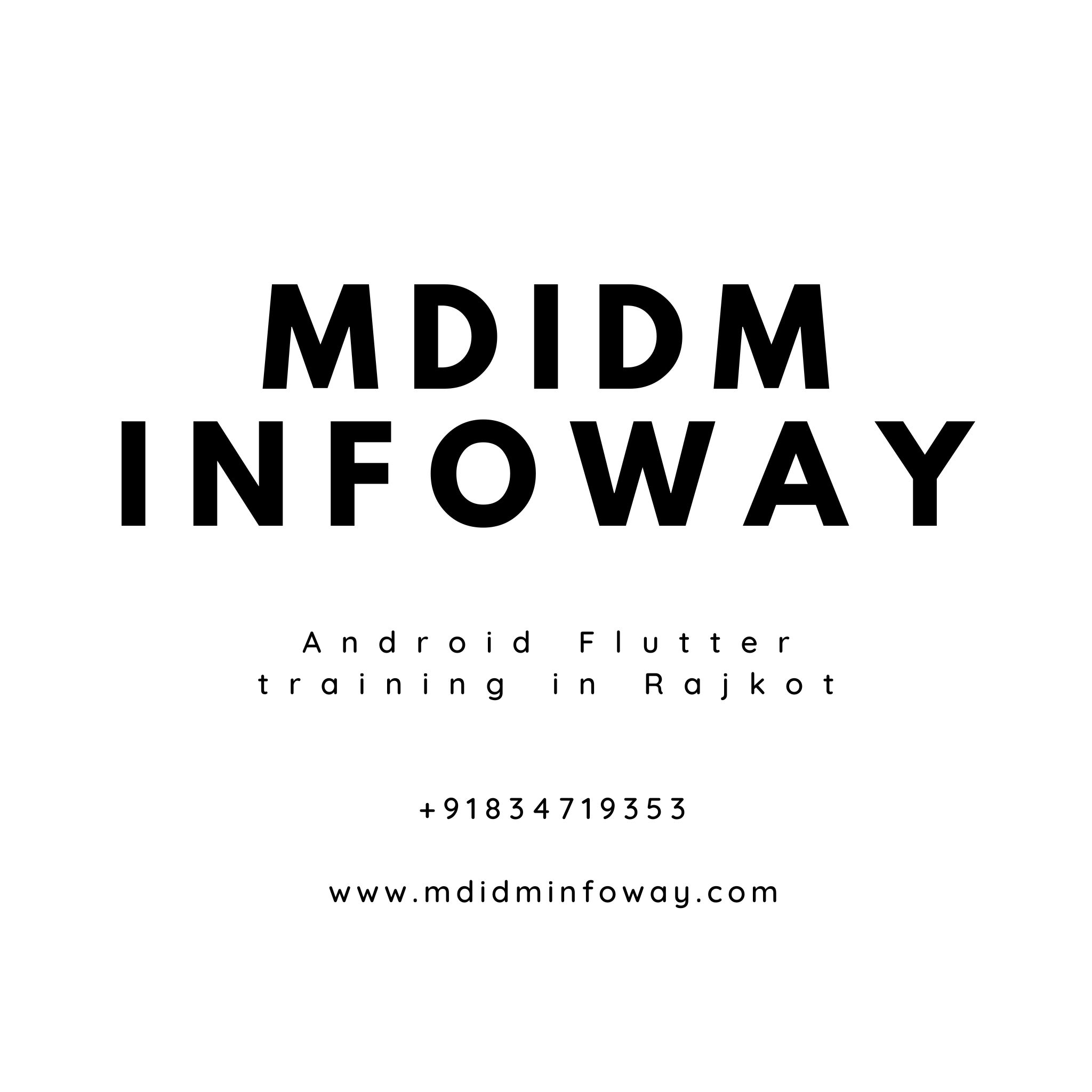 Android Flutter training in Rajkot