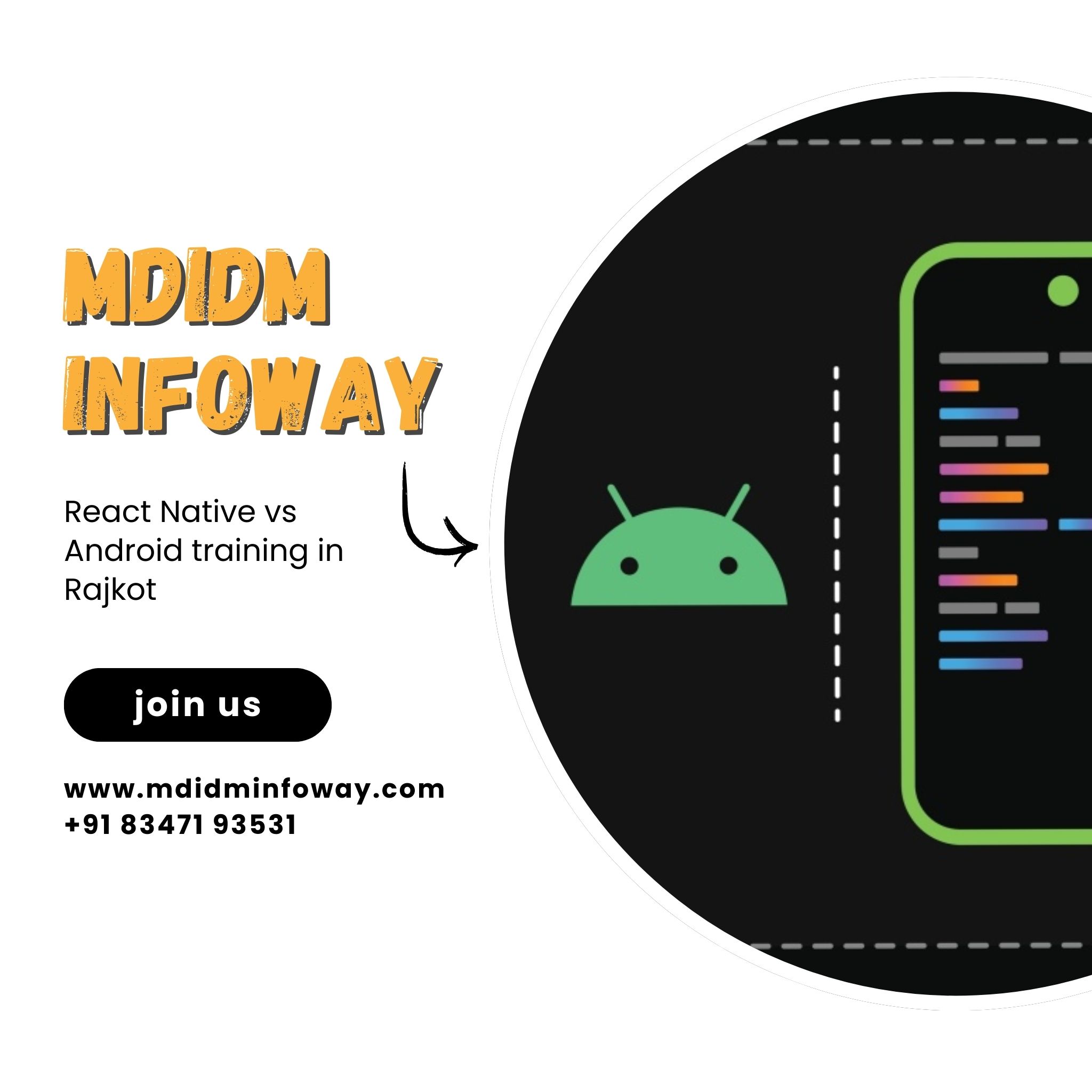 React Native vs Android training in Rajkot