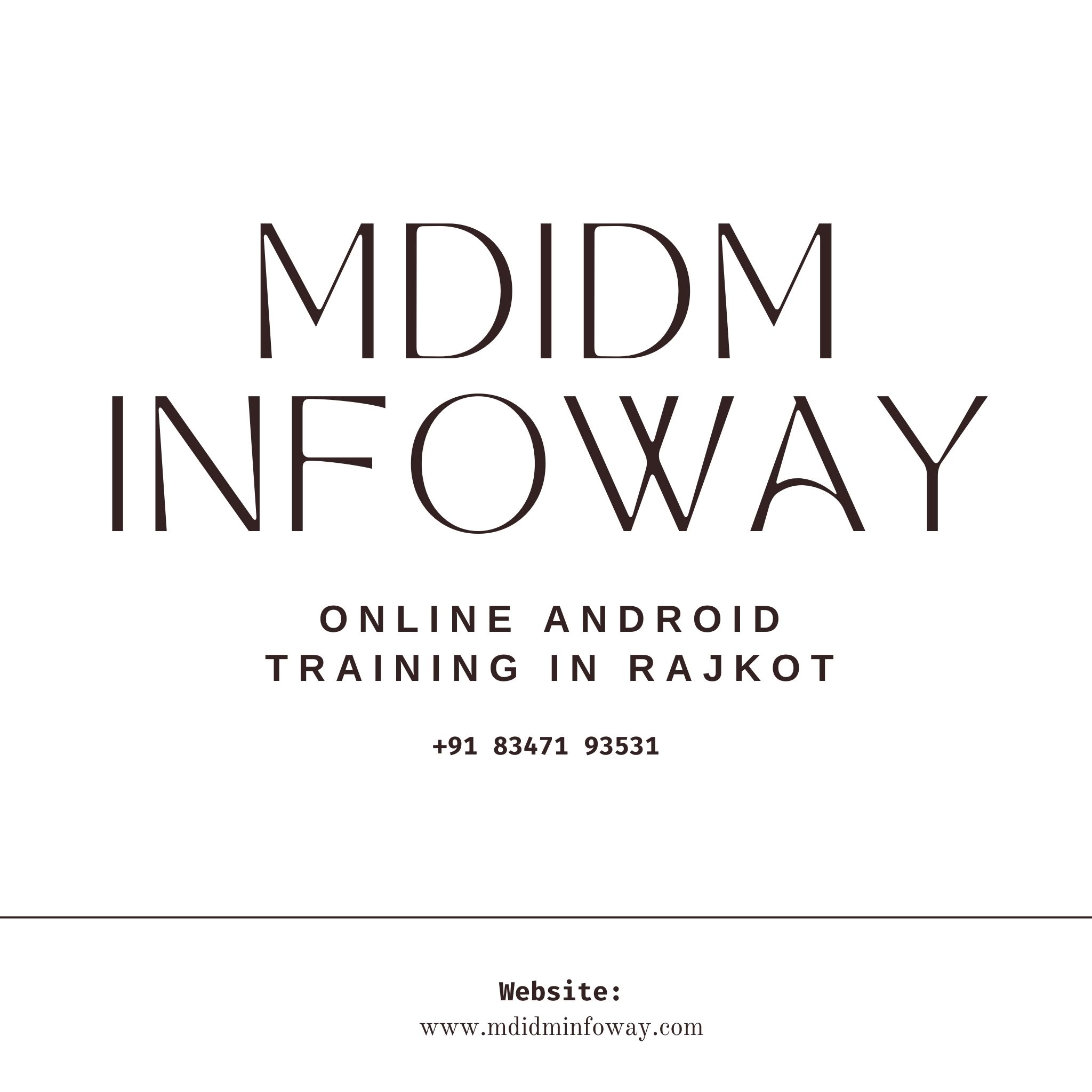 Online Android training in Rajkot
