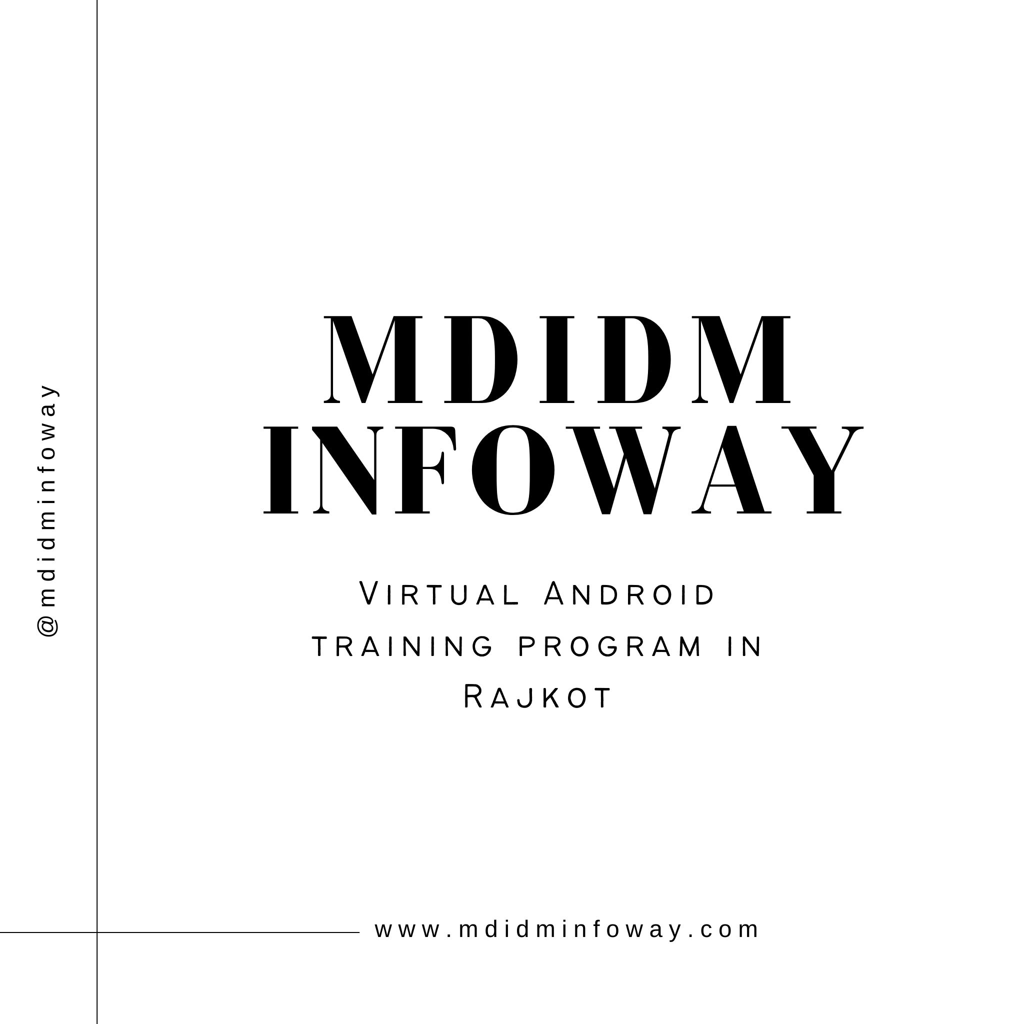 Virtual Android training program in Rajkot