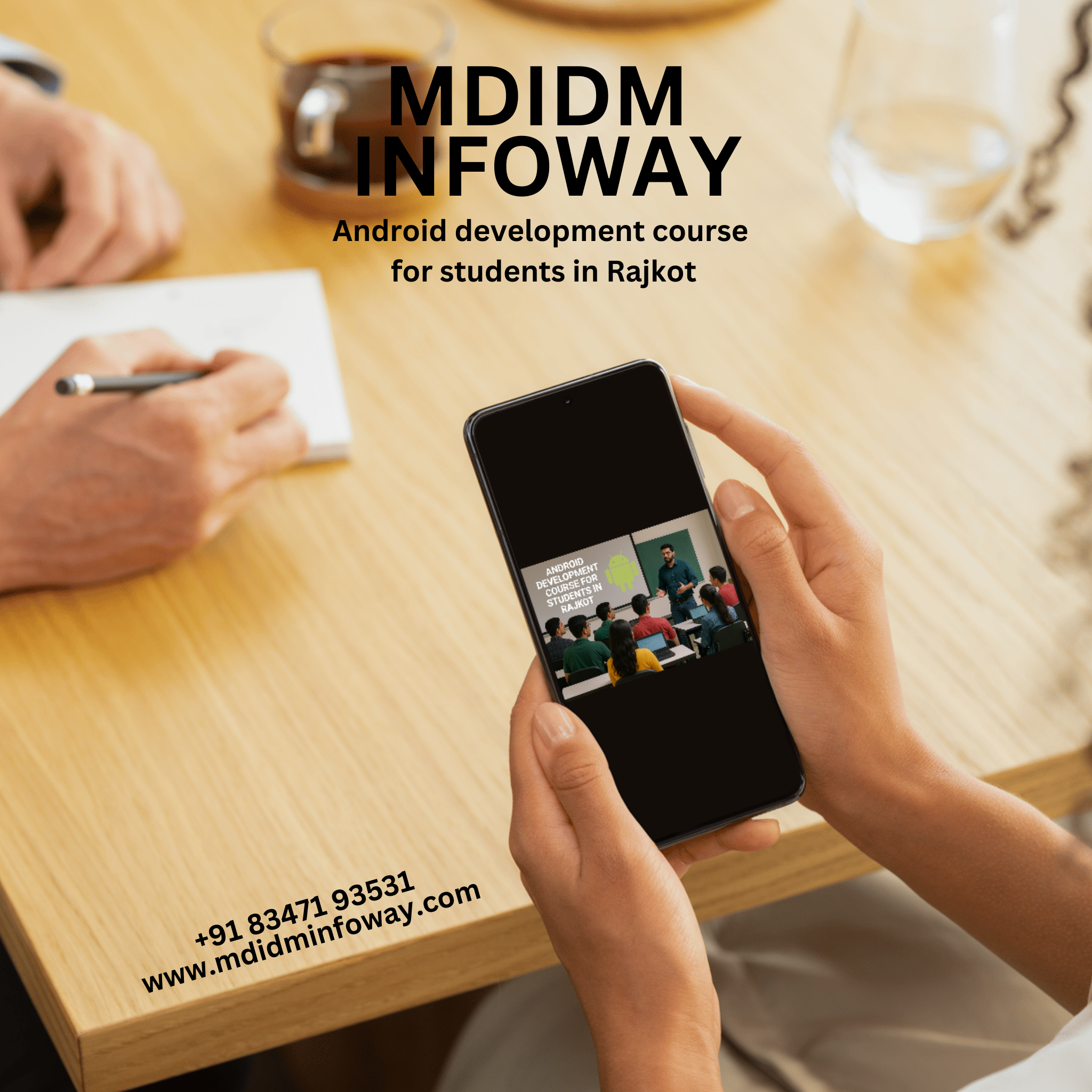 Android development course for students in Rajkot