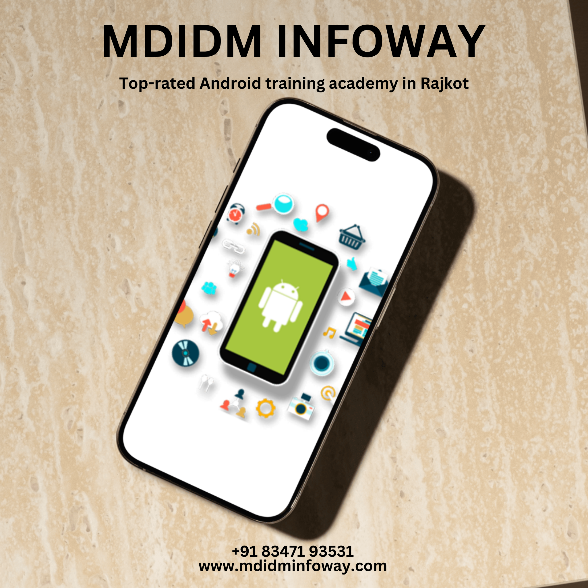 Top rated Android training academy in Rajkot