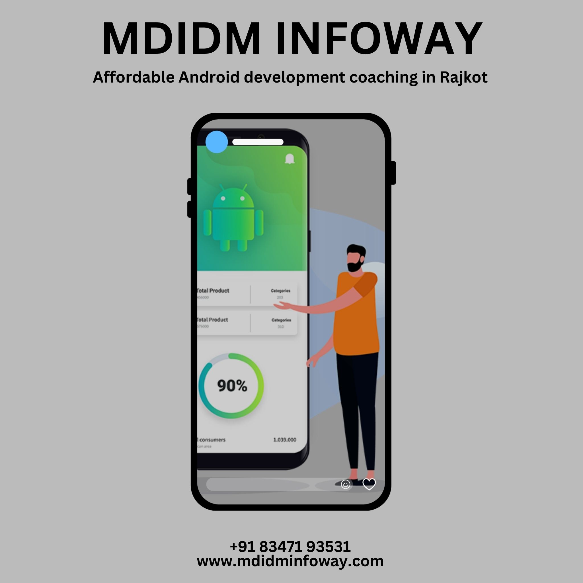 Affordable Android development coaching in Rajkot