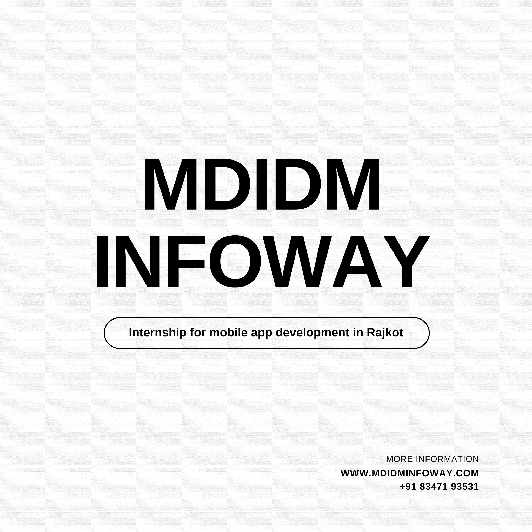 Internship for mobile app development in Rajkot