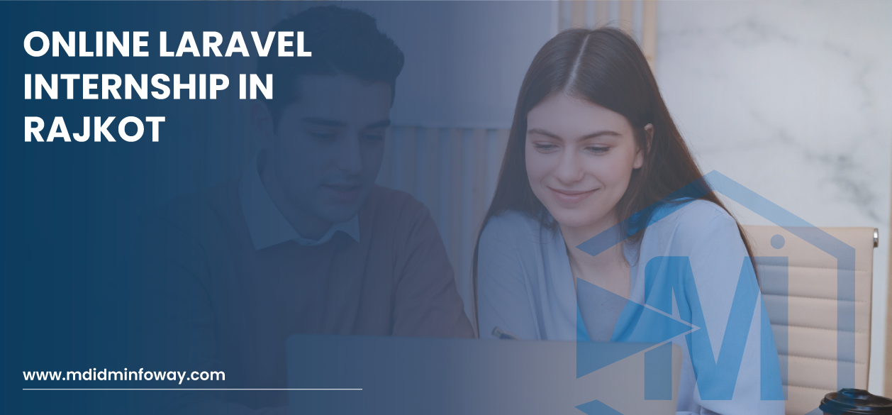 Online Laravel Internship In Rajkot Banner